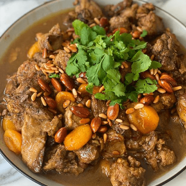 Tajine d'agneau aux prunes